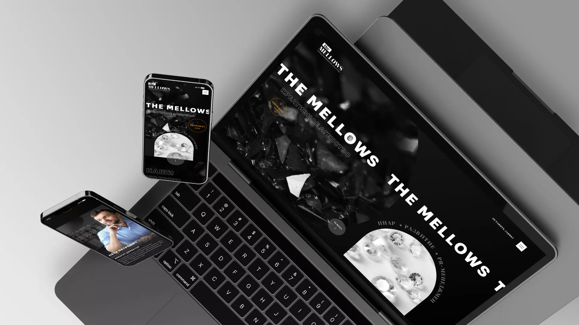 Разработка сайта креативного агентства «The Mellows» в Миллерово