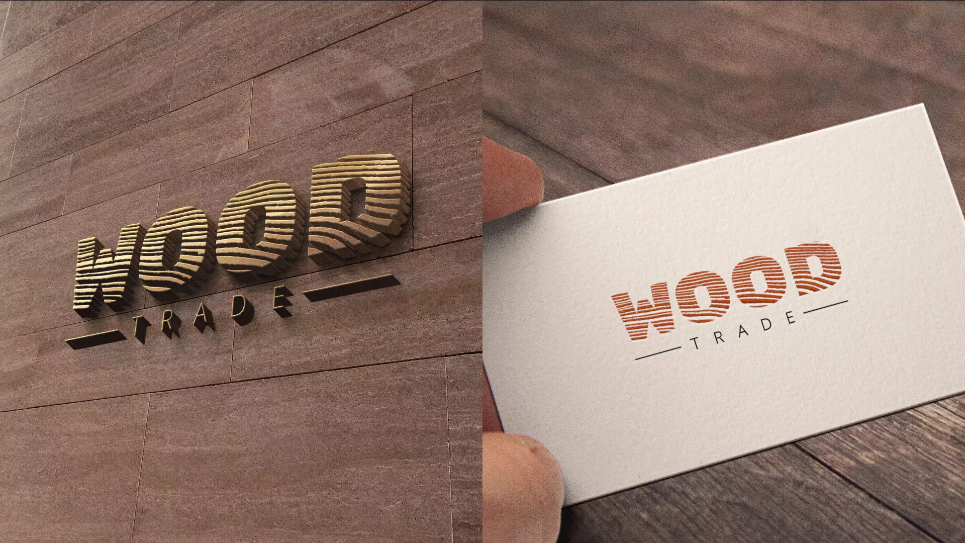 Разработка логотипа для компании «Wood Trade» в Миллерово