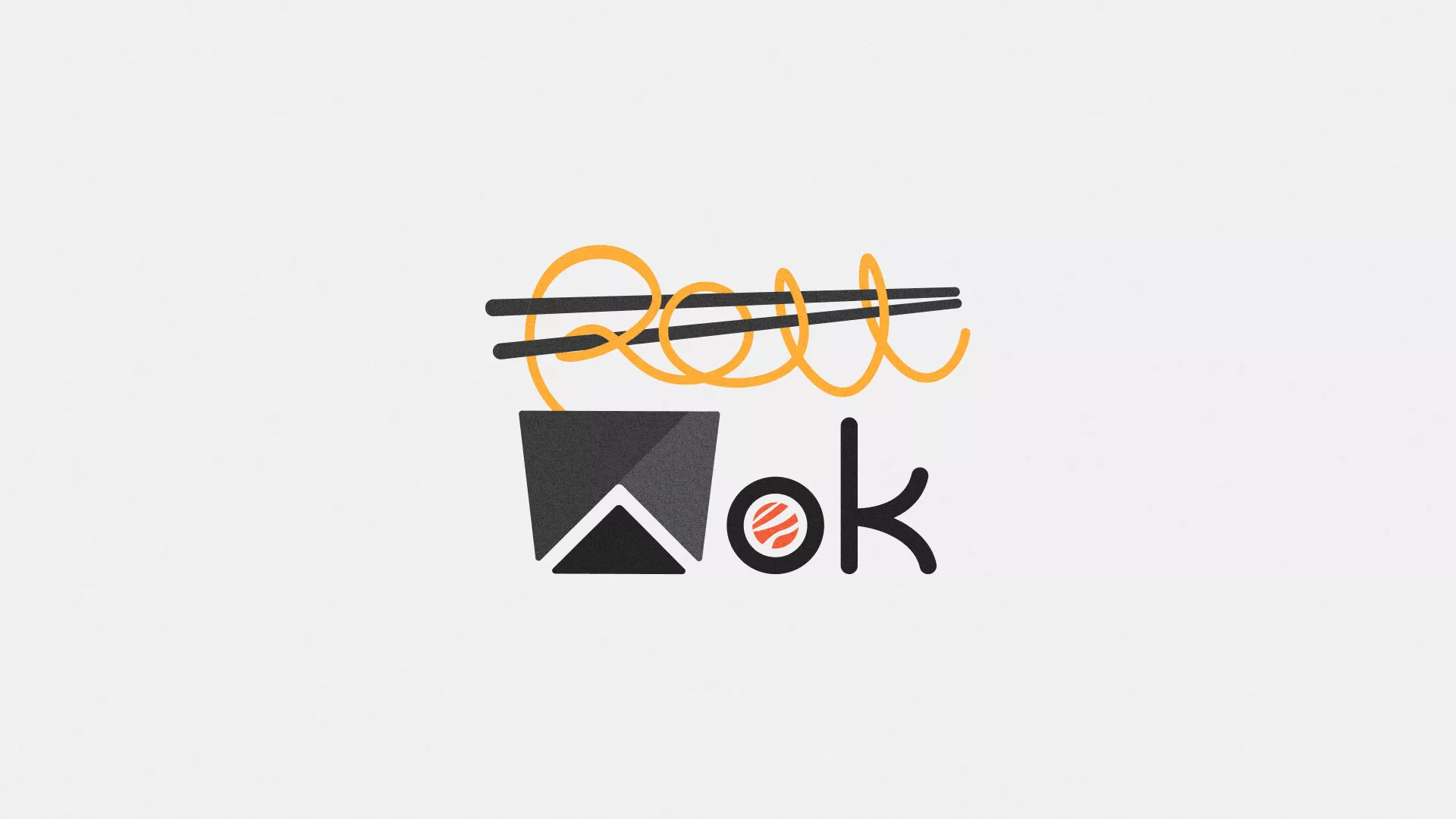 Разработка логотипа в Миллерово для суши-бара «Roll Wok Club» Разработка логотипа в Миллерово для суши-бара «Roll Wok Club»