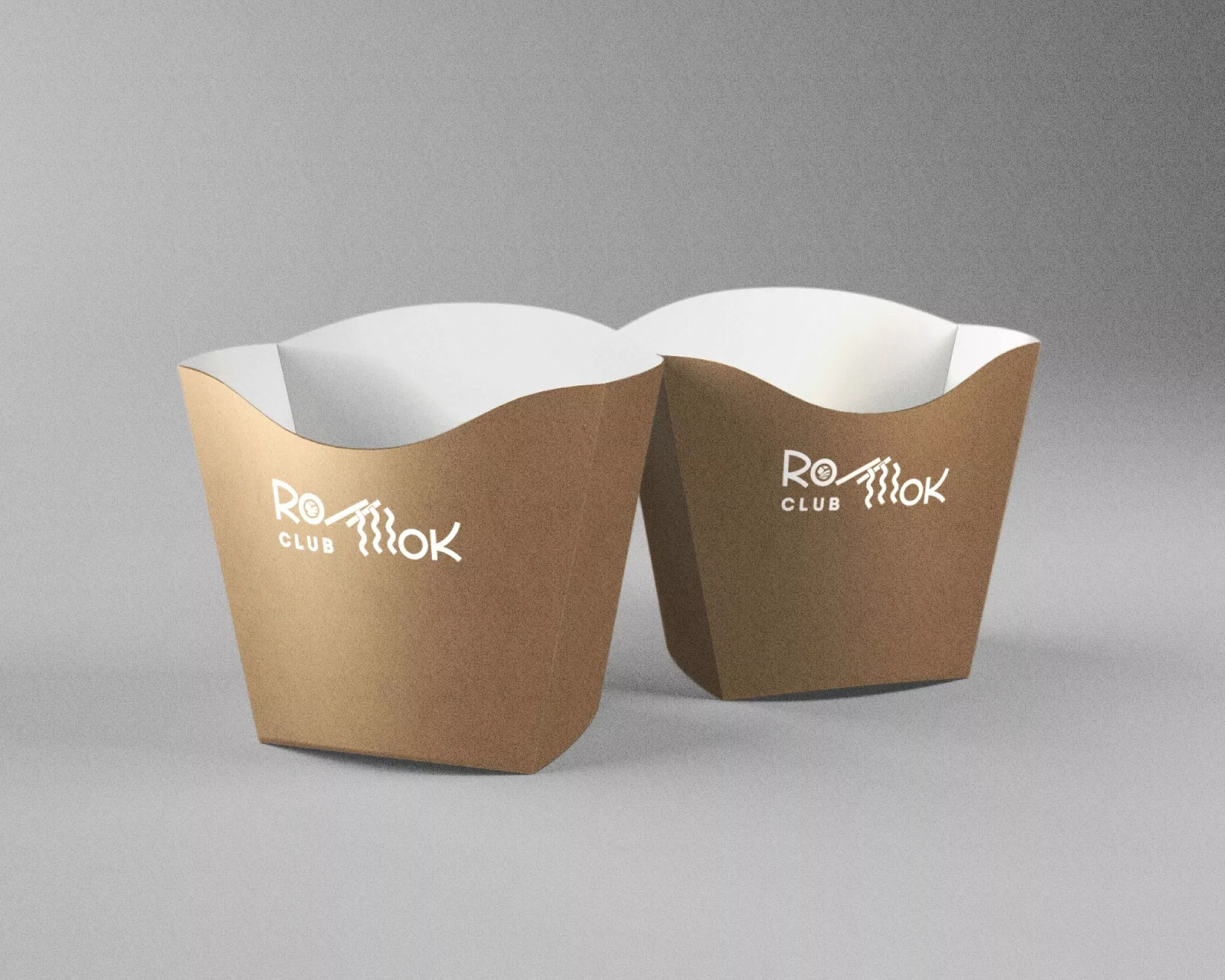 Создание дизайна упаковки суши-бара «Roll Wok Club» в Миллерово